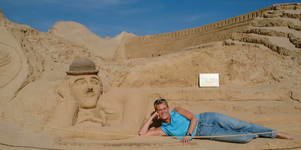 Sand Sculpture & Linzi Day