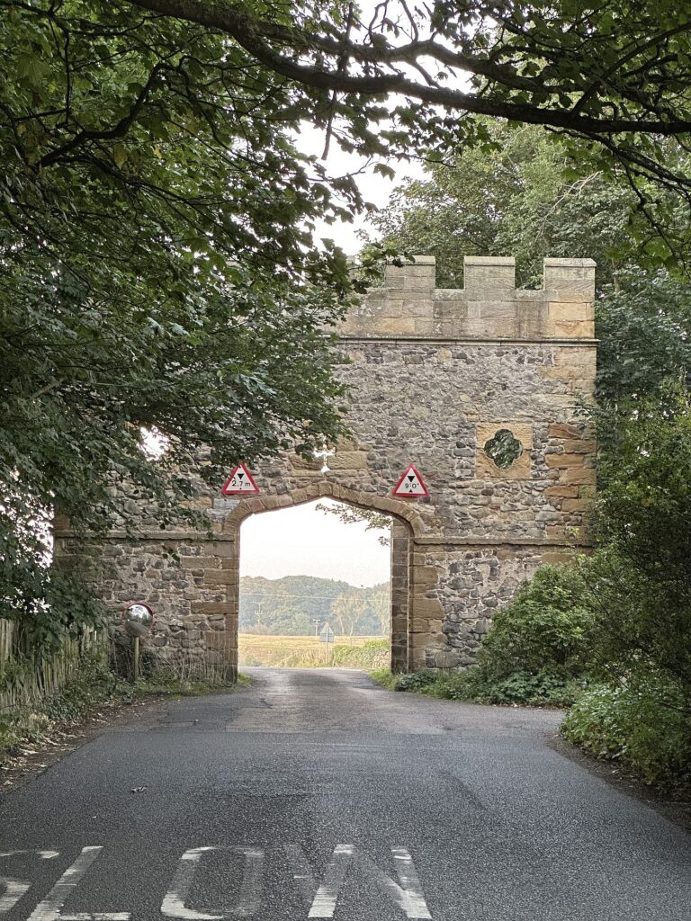 A gateway in the old walls of Cranster