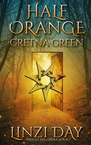 The ebook cover for Half an Orange in Gretna Green by Linzi Day
